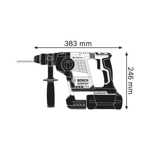 Bosch博世充電式鎚鑽 GBH 36 V-LI Plus Professional