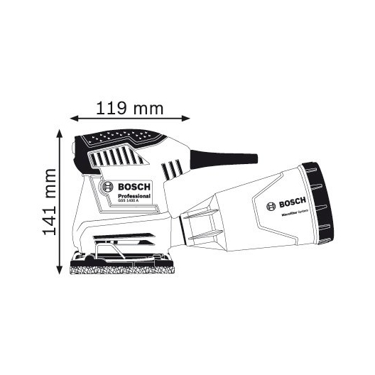 Bosch博世砂紙機 GSS 1400 A Professional