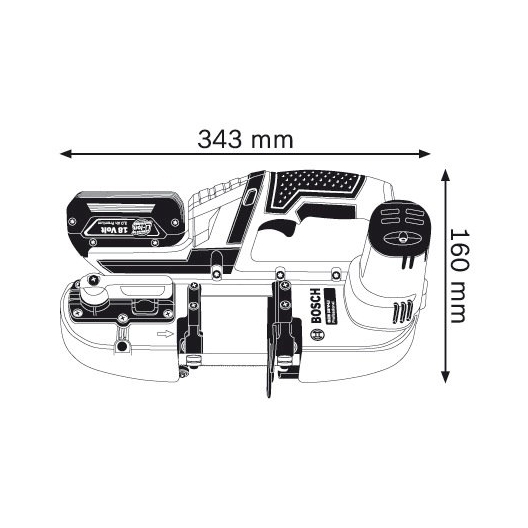 Bosch博世充電式帶鋸 GCB 18 V-LI Professional