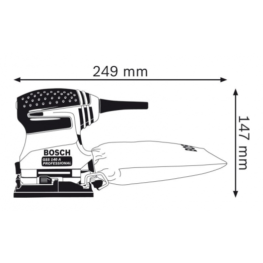 Bosch博世砂紙機 GSS 140 A Professional