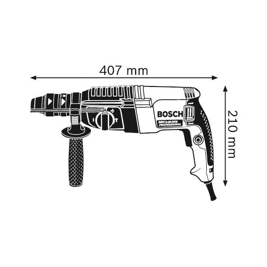 Bosch博世四溝鎚鑽 GBH 2-26 DFR Professional